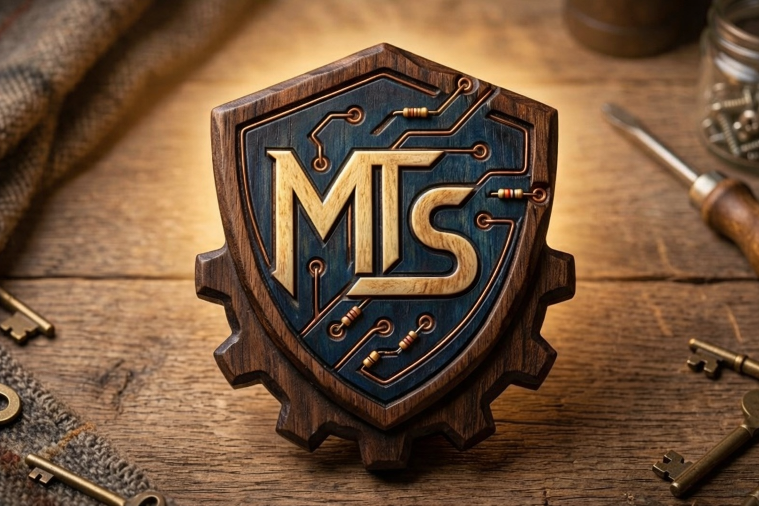 McClain Tech Support shield emblem